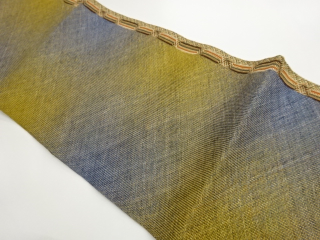 JAPANESE KIMONO / TISSUE STRIPE PATTERN WEAVING NAGOYA OBI